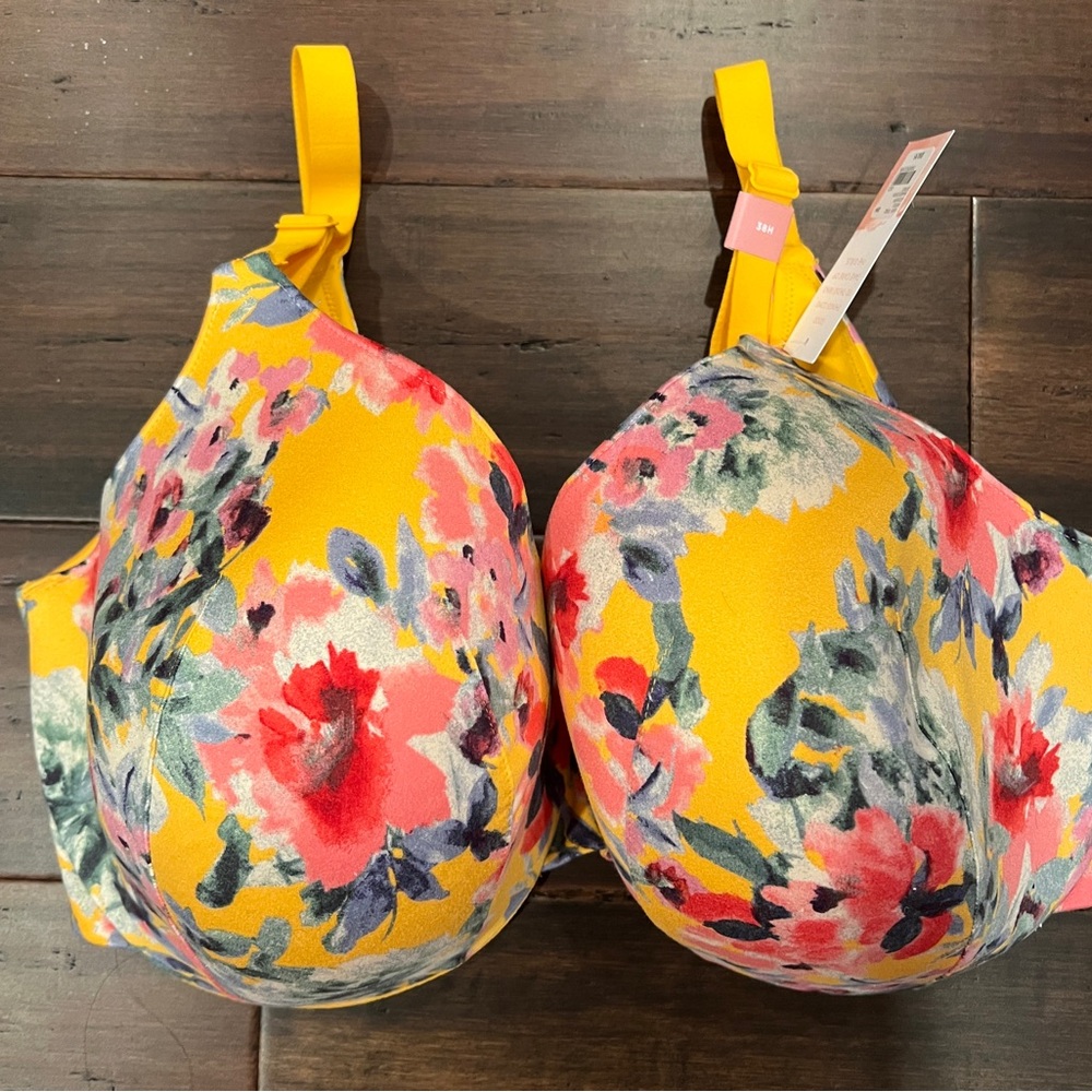 NWT CACIQUE Invisible Backsmoother full coverage bra 38H
